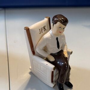 Vintage Ceramic Figurine in Chair